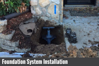 Foundation Repair System Installation Foundation Repair System Installation